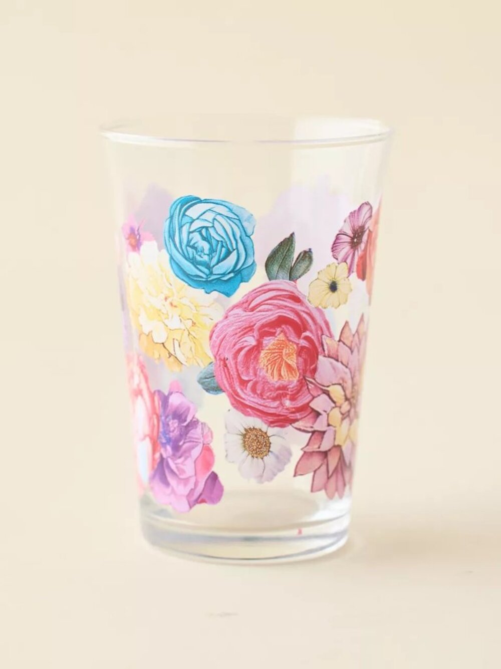 UO Jules Juice Glass in Floral